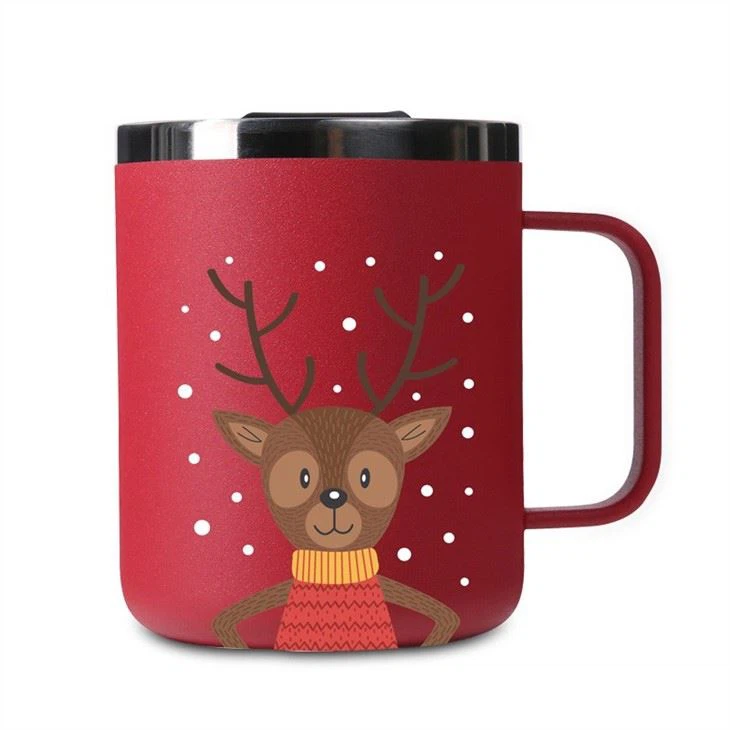 Stainless Steel Water Bottle Powder Coated Mug