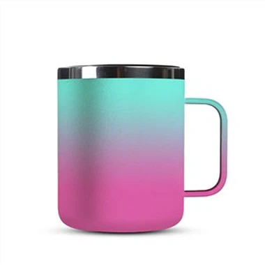380ml tazza tal-mug tal-istainless steel durabbli