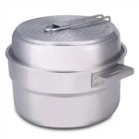 Cookware tal-Kampeġġ ta 'barra ta' l-Azzar li ma jsaddadx ħafif